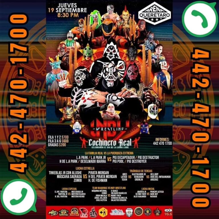 Querétaro vamos a festeja el día de la lucha libre mexicana 