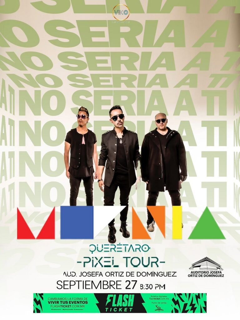 ¡Por fin la fecha se acerca para el gran concierto de Moenia en Querétaro!