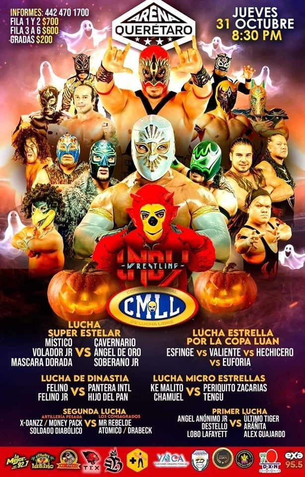 INDY WRESTLING Regresa a La Arena Querétaro 