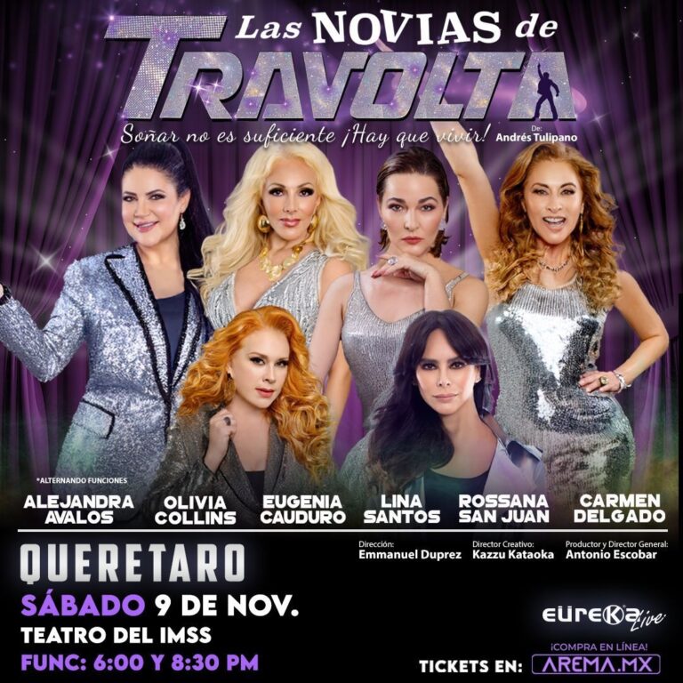 ¿List@s para una noche llena de risas, nostalgia y música? 🎶💃 “Las Novias de Travolta”