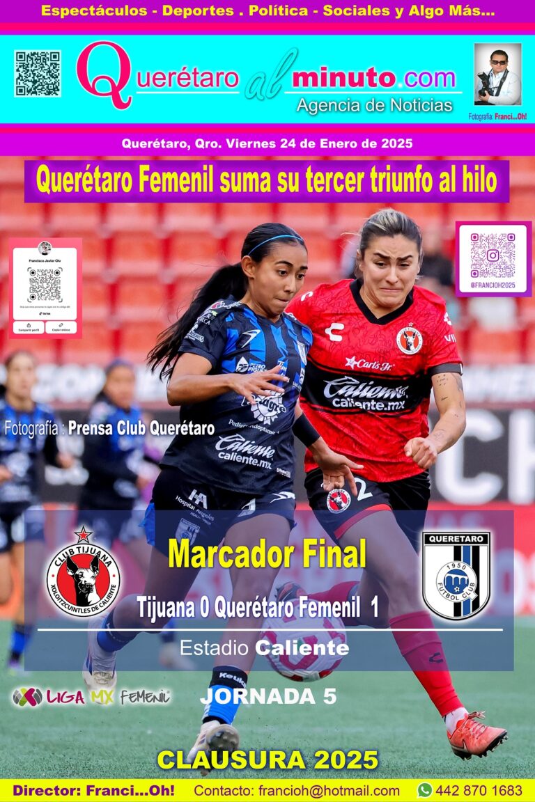 Querétaro Femenil suma su tercer triunfo al hilo