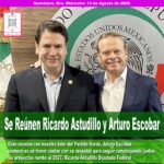 Se Reúnen Ricardo Astudillo y Arturo Escobar