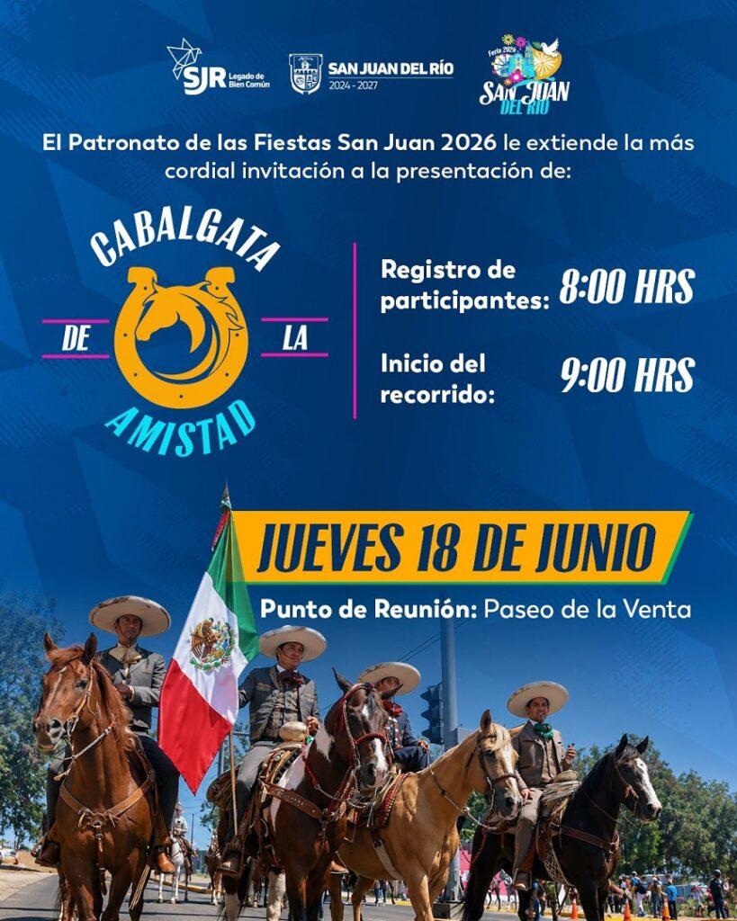Mañana Es La Cabalgata de La Amistad.